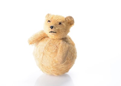 Lot 170 - A rare 1920/30s British roly-poly teddy bear