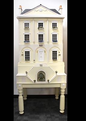 Lot 862 - A large Judy Taylor modern miniaturist dolls’ house