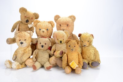 Lot 193 - Eight European and British teddy bear