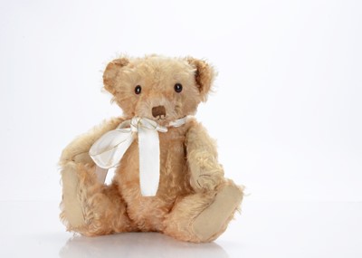 Lot 228 - Teddy - a 1930s Merrythought Bingie Baby seated bear cub with provenance
