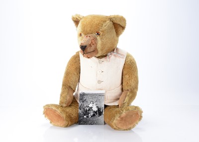 Lot 264 - Teds, a large 1930s British teddy bear with provenance