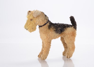 Lot 314 - A rare 1948-1949  Steiff Fellow Airedale terrier dog