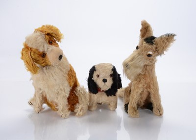 Lot 315 - Three British dog soft toys