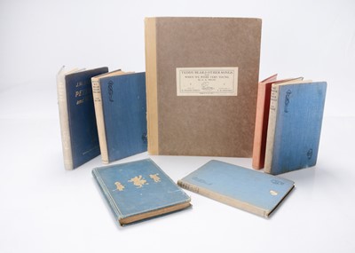 Lot 323 - A selection of old, but later editions of Winnie the Pooh and other children's  books