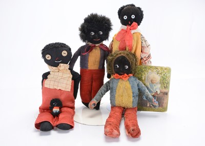 Lot 326 - Four 1920/30s British Gollies