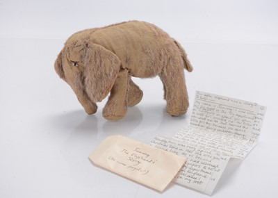 Lot 334 - A 1930s Norah Wellings 'Jimmy' elephant with provenance