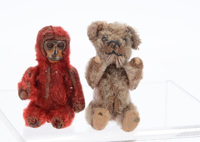 Lot 337 - Two 1920-30s Schuco Miniature animals