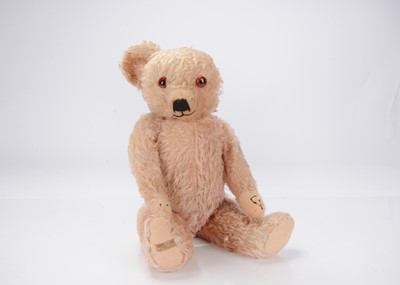 Lot 339 - A post-war Merrythought pink mohair teddy bear