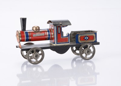 Lot 392 - A Japanese larger Penny Toy ‘Kawakuchi’ locomotive and tender