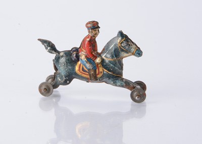 Lot 398 - A Japanese Penny Toy Japanese cavalry soldier