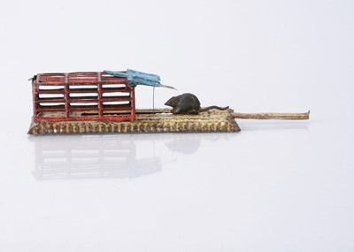 Lot 430 - A Meier Penny Toy mouse trap