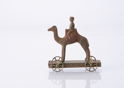 Lot 432 - A French Penny Toy of a man riding a camel