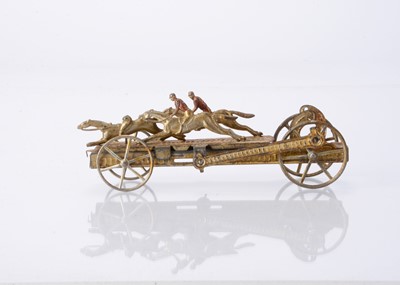 Lot 433 - A French Two Penny Toy of a horse race