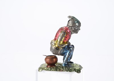Lot 442 - A German Penny Toy Dukatenscheißer shitting man