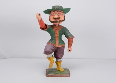 Lot 487 - A large mid to late 19th century Thüringen dancing Mexican or Spaniard nodder