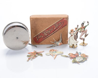Lot 526 - A rare late 19th century Jean Schoenner ‘The Magic Box’ magnetic dancing toy