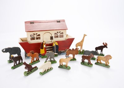 Lot 535 - A Hobbies or cottage industry Noah’s Ark, 1920-30s