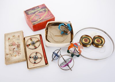 Lot 541 - Spinning tops