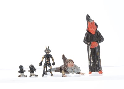 Lot 557 - Viennese cold painted characters