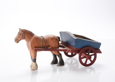 Lot 571 - A Forest Toys of Brockenhurst horse and cart