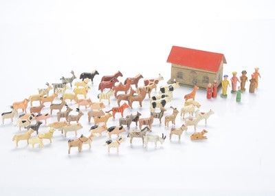 Lot 577 - An Erzgebirge miniature Noah’s Ark