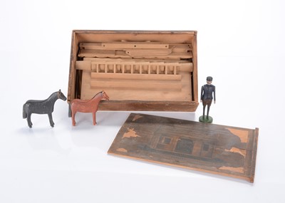 Lot 587 - A mid 19th century German Horse Stable to Build