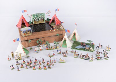 Lot 600 - A rare 19th century German lead 'Camp of Aldershot' soldiers