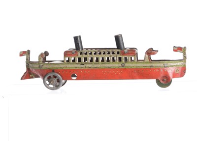 Lot 604 - A German Penny Toy ocean liner