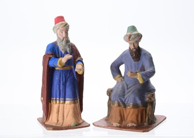 Lot 610 - Two mid to late 19th century German composition Turks or nativity kings