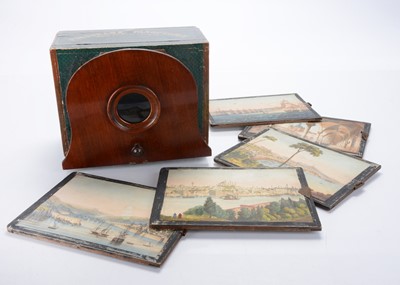 Lot 624 - A mid 19th century Polyorama Panoptique  optical viewer