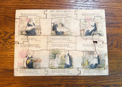 Lot 633 - An early 19th century William Daxton dissected puzzle ‘My Mother’