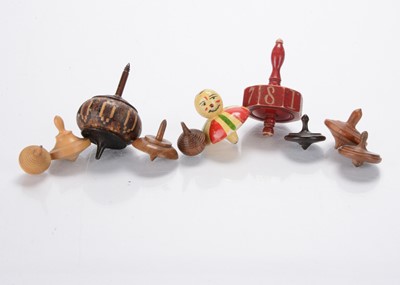 Lot 650 - Spinning tops