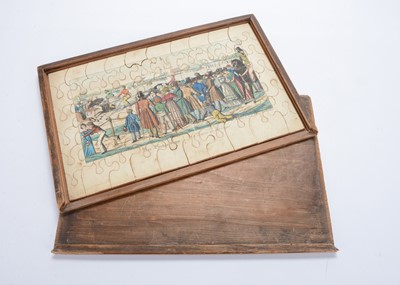 Lot 666 - An 1830s G. N. Remmens of Nuremberg dissected puzzle of The Racecourse