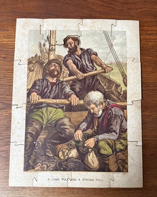 Lot 676 - A late 19th century W.H. Cremer dissected puzzle ‘A Long Pull & A Strong Pull’