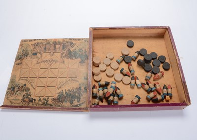 Lot 681 - A mid 19th century German game of siege ‘The Assault of Silistria’