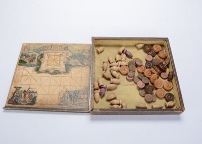 Lot 682 - A mid 19th century Game of Siege