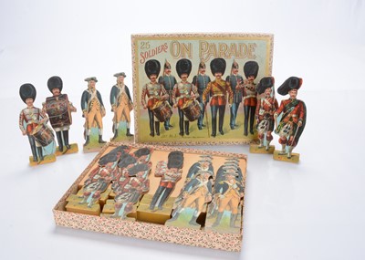 Lot 683 - A McLoughlin Bros Set No.3 25 Soldiers on Parade