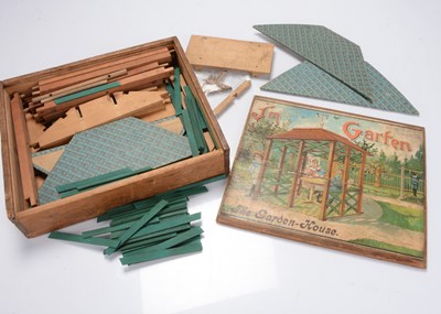 Lot 698 - A late 19th century German construction ‘Im Garten’ the garden house