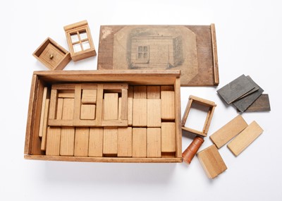Lot 705 - An 19th century German ‘House to Build’ construction set