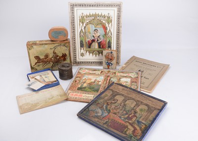 Lot 707 - Various toys and printed ephemera