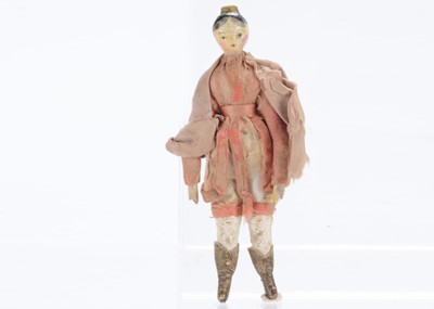 Lot 721 - A mid 19th century Grodnerthal dolls’ house doll