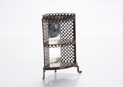 Lot 723 - A mid 19th century Rock & Graner tinplate whatnot