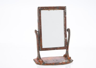 Lot 739 - An 19th century Evans & Cartwright tinplate dolls’ house toilet mirror