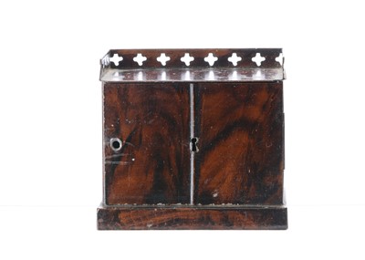 Lot 783 - An 19th century Rock & Graner tinplate dolls’ house cupboard washstand