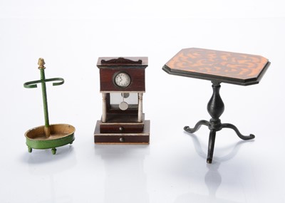Lot 786 - An interesting 19th century dolls’ house bronze occasional table