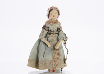 Lot 808 - An early 19th century Grodnerthal wooden dolls’ house doll