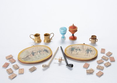 Lot 823 - Dolls’ house chattels