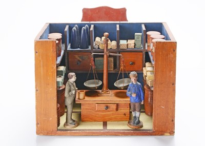 Lot 826 - An 19th century German wooden toy shop