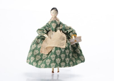 Lot 838 - An 19th century Grodnerthal wooden dolls’ house doll