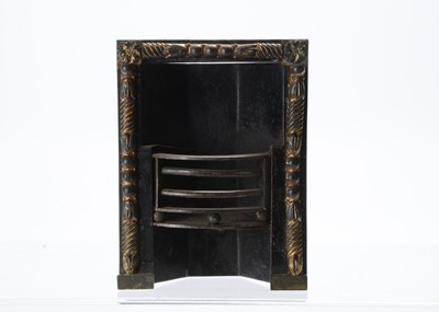 Lot 840 - A early 19th century dolls’ house fireplace